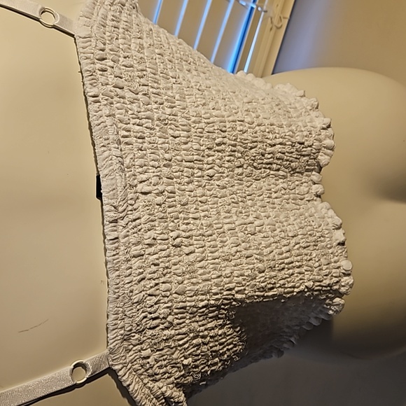 Torrid White Lace Square Neck Crop Top - Picture 4 of 9